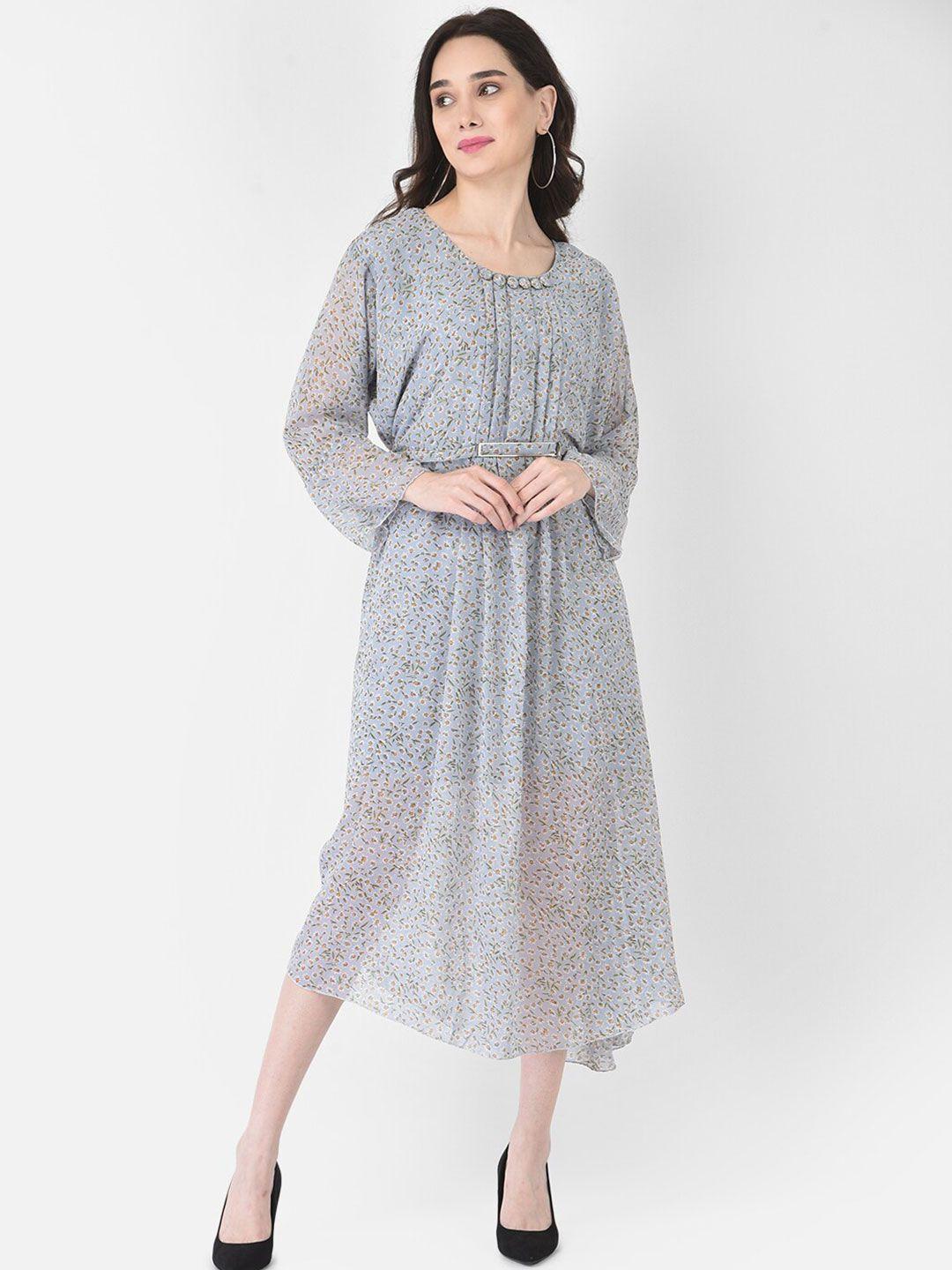fnocks-grey-floral-georgette-midi-dress