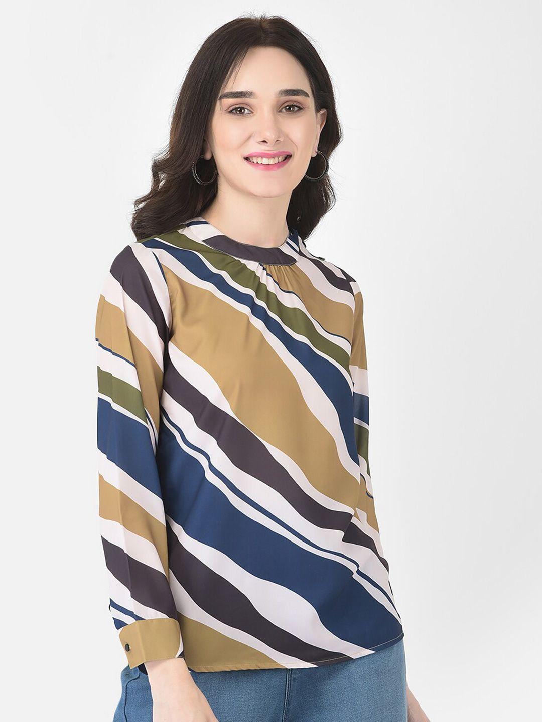 crimsoune-club-women-multicoloured-striped-top