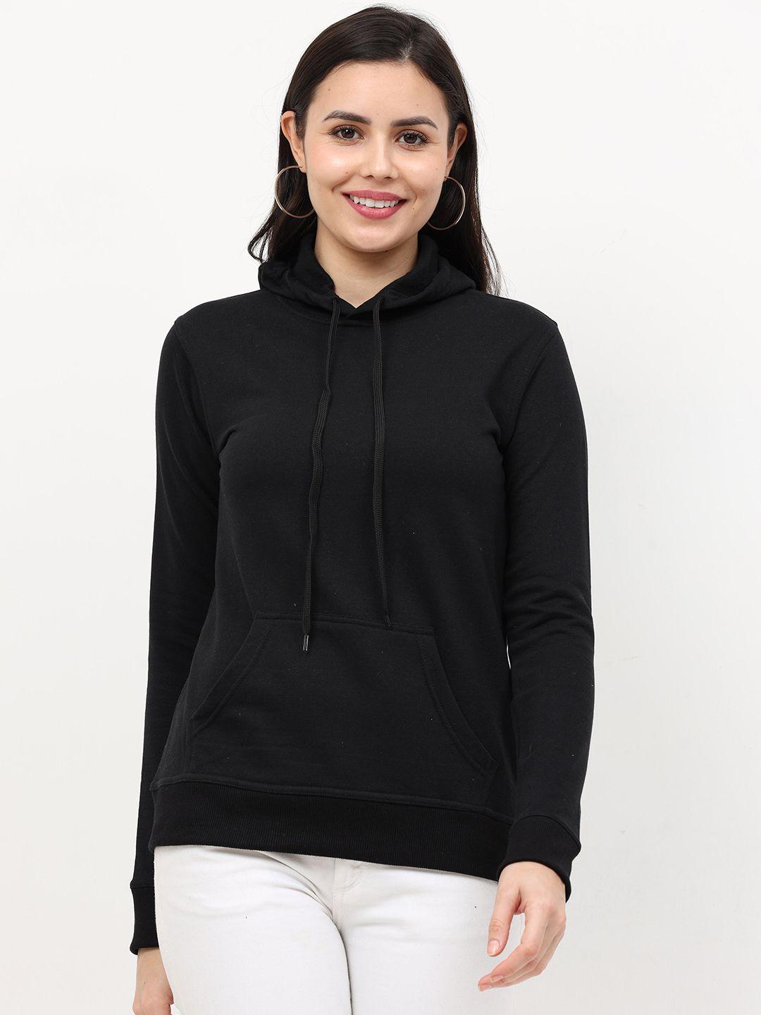 fleximaa-women-black-hooded-sweatshirt