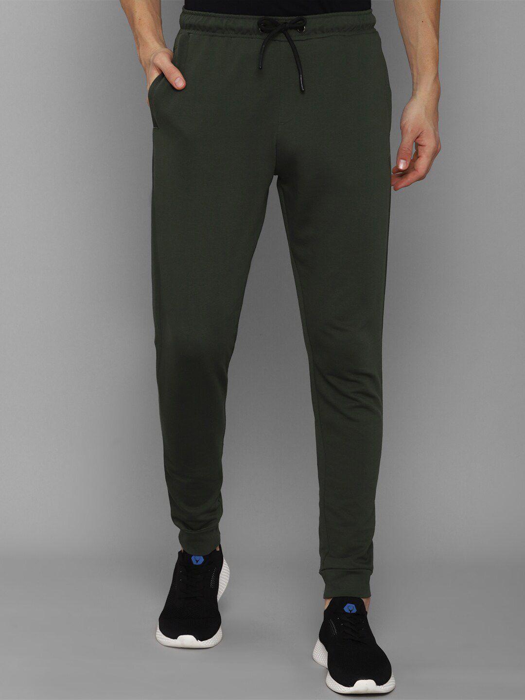 allen-solly-men-olive-solid-cotton-joggers