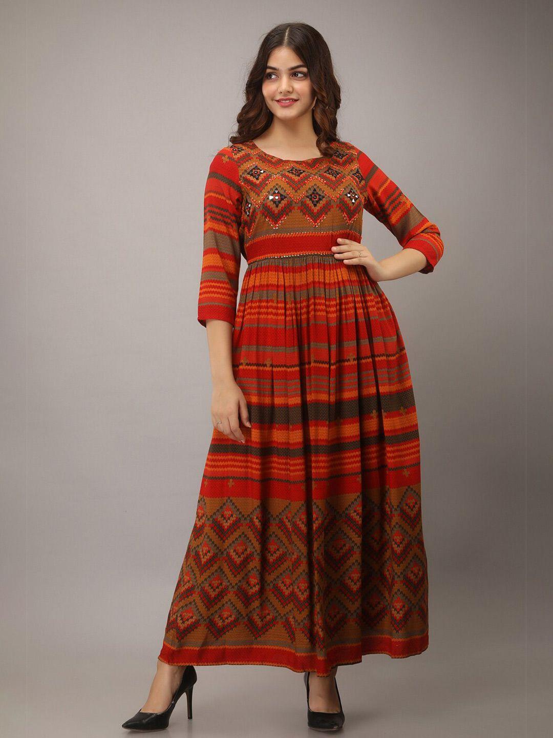 kalini-women-red-ethnic-motifs-maxi-dress