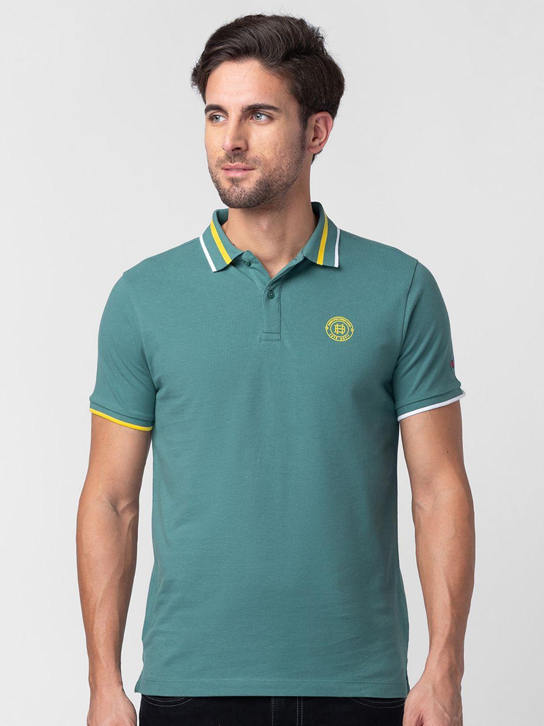 Being Human Men Pure Cotton Polo Collar T-shirt