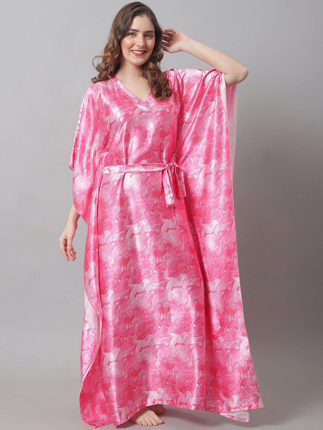 claura-women-pink-printed-maxi-nightdress