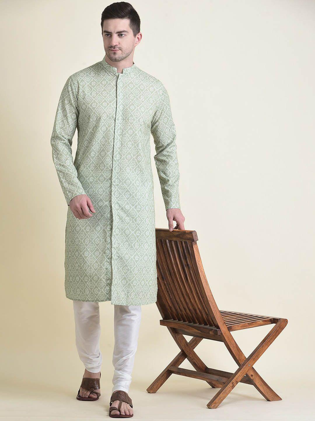 tabard-men-printed-pure-cotton-kurta-with-pyjama-set