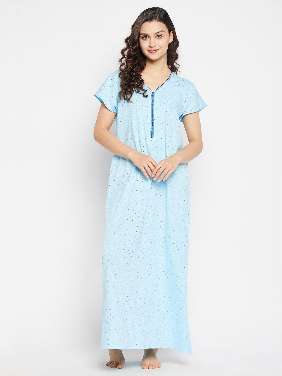 clovia-printed-pure-cotton-maxi-nightdress