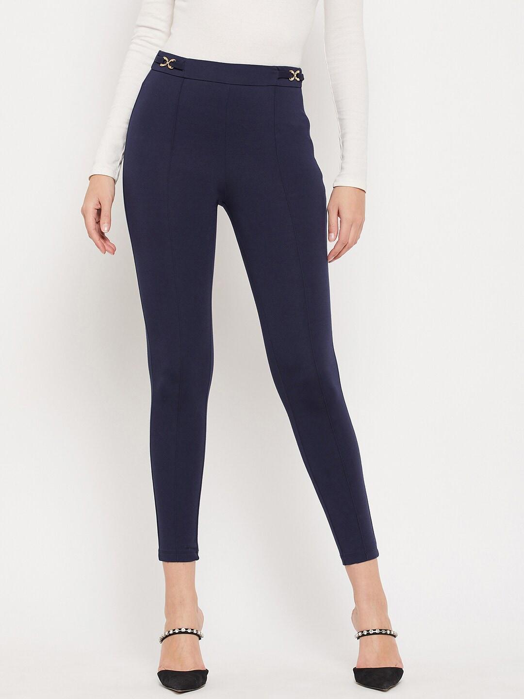 madame-women-solid-skinny-fit-jeggings