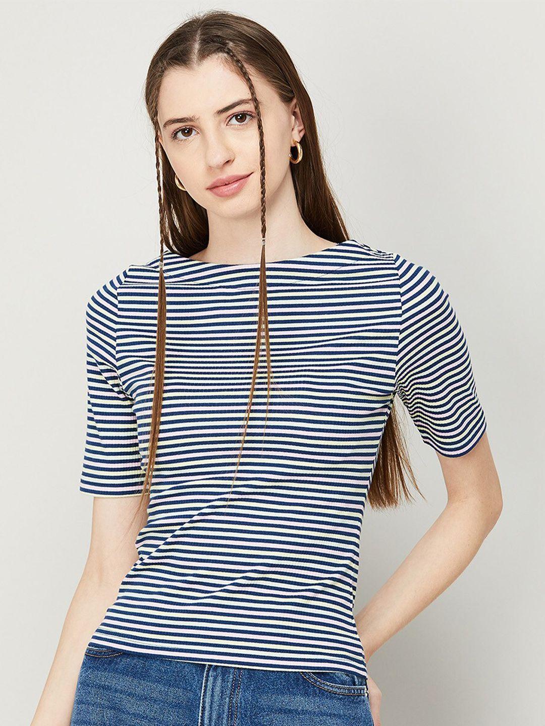ginger-by-lifestyle-striped-regular-top