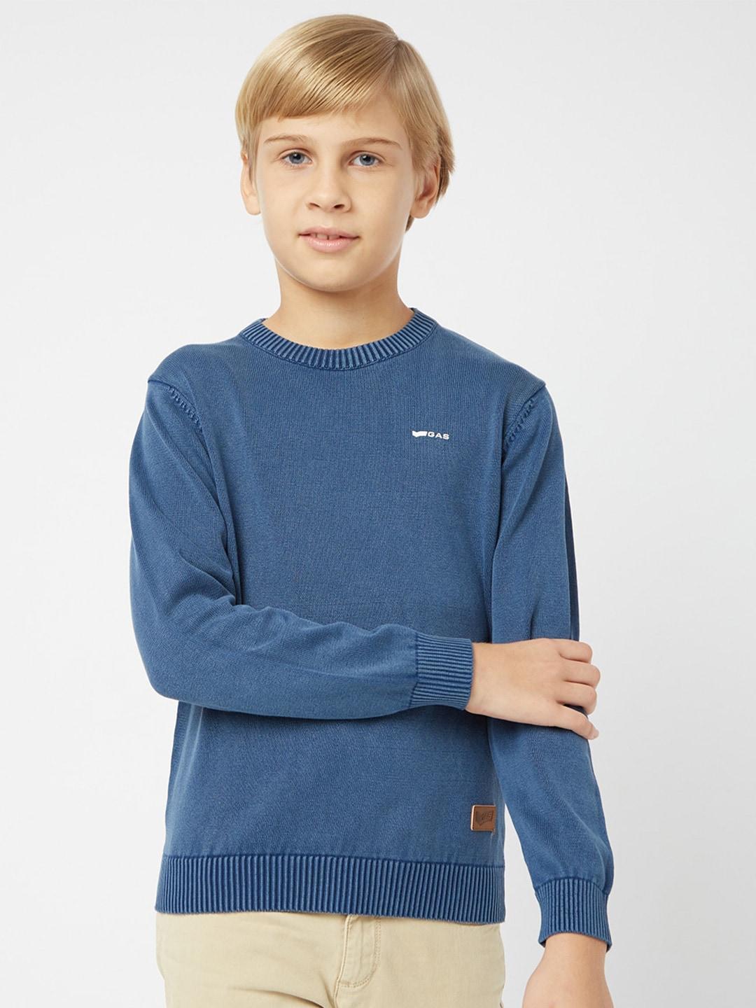 GAS Boys Cotton Pullover Sweater