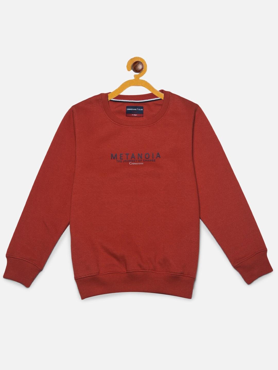 Crimsoune Club Boys Printed Sweatshirt