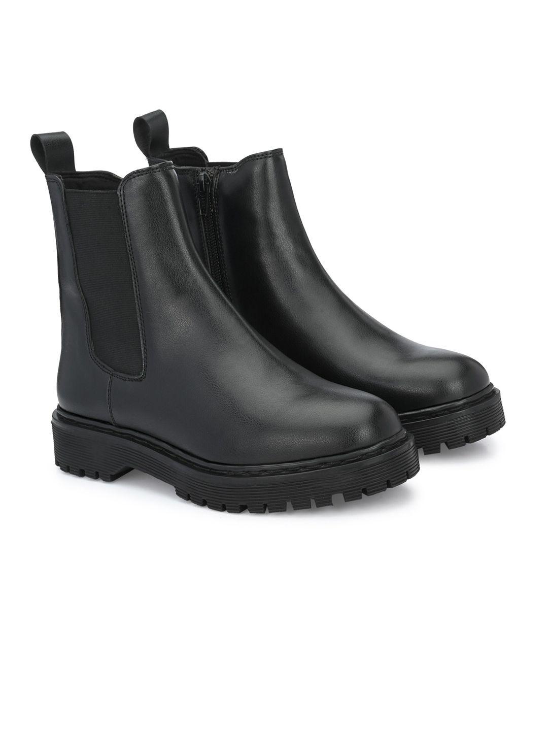 delize-men-vegan-leather-mid-top-casual-chelsea-boots