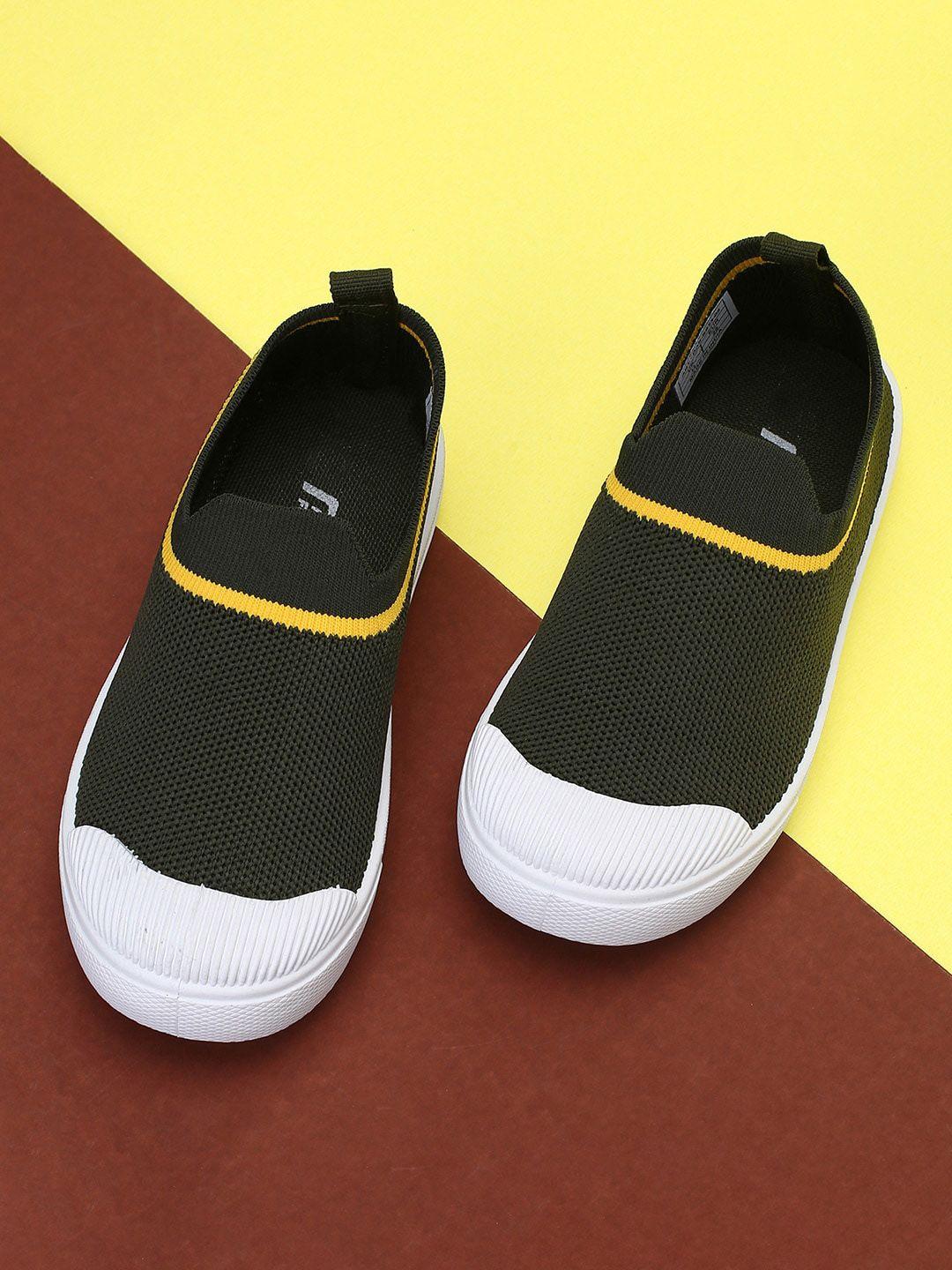 Fame Forever by Lifestyle Boys Woven Design Slip-On Sneakers