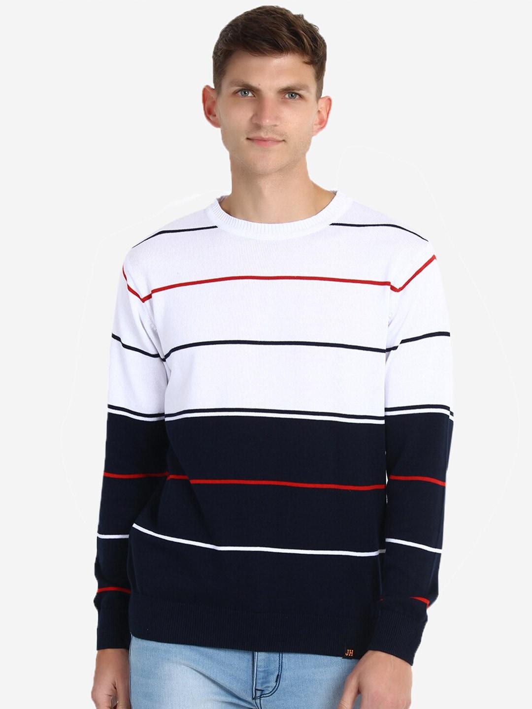 joe-hazel-men-striped-cotton-pullover