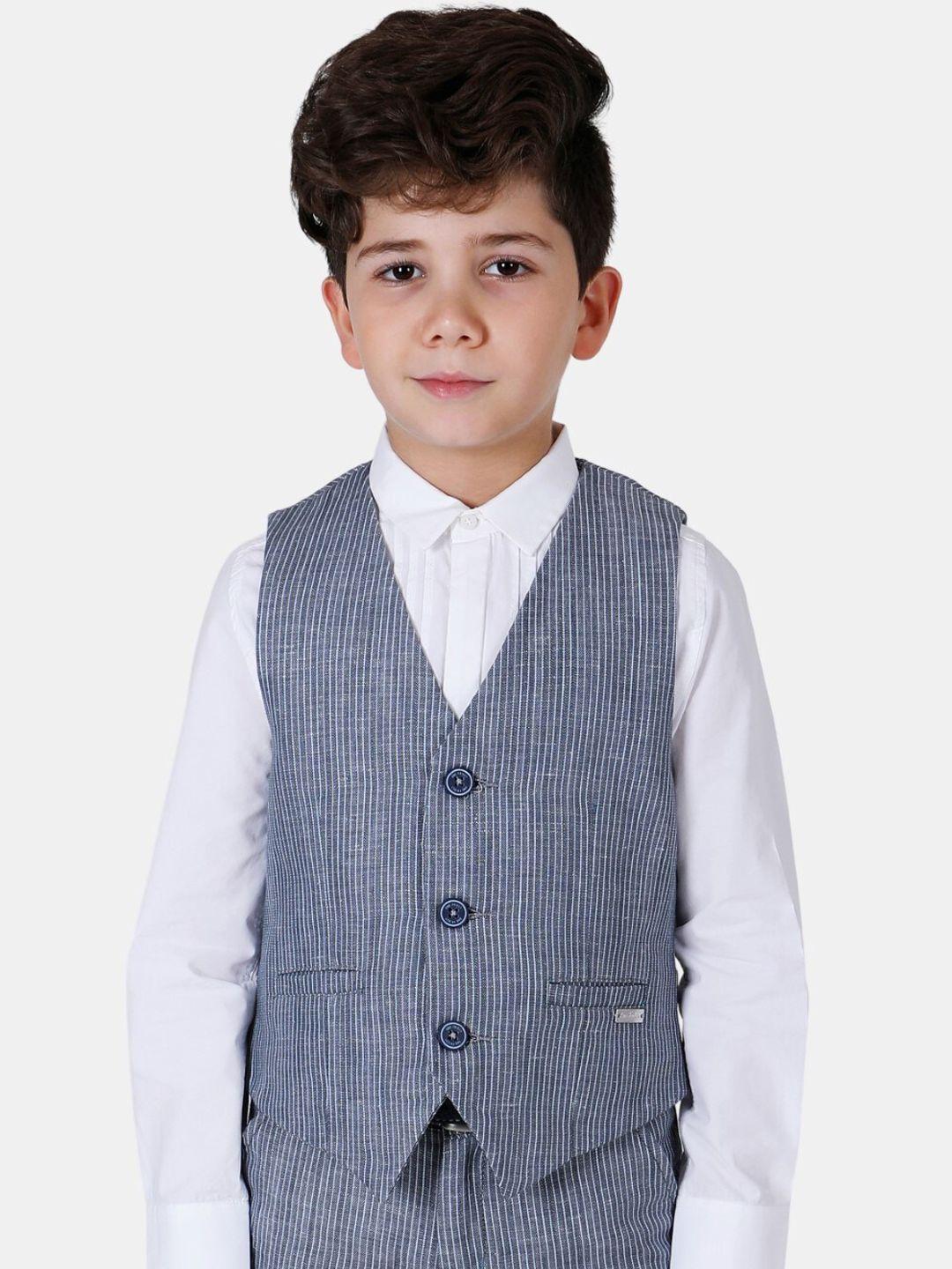 one-friday-boys-striped-woven-pure-cotton-waistcoat