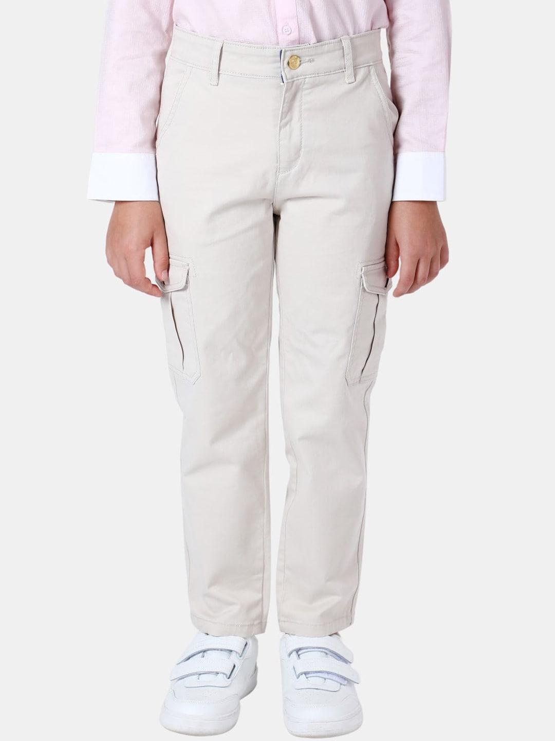One Friday Boys Cotton Regular Fit Relaxed Trouser