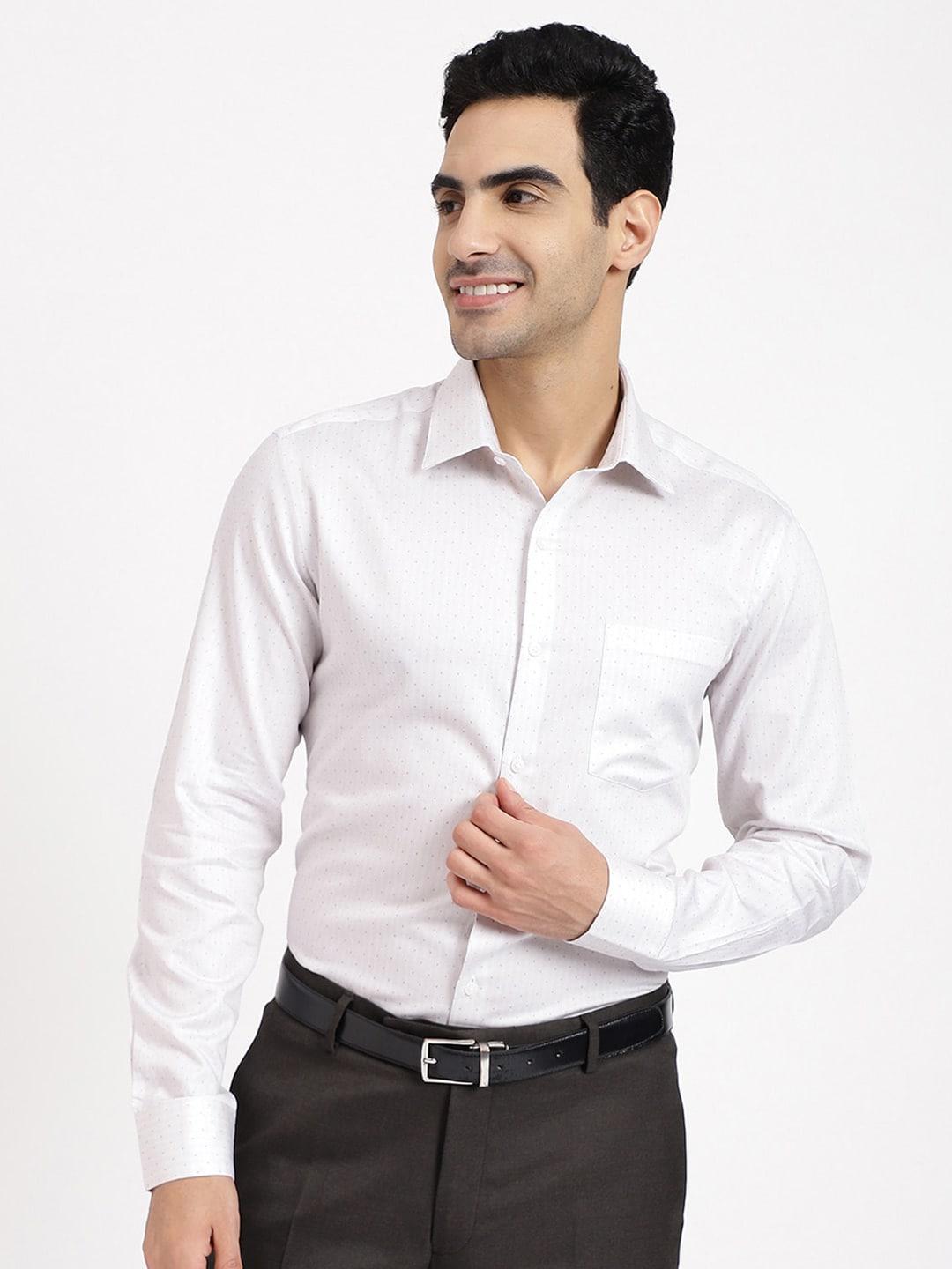 arrow-men-slim-fit-printed-formal-cotton-shirt