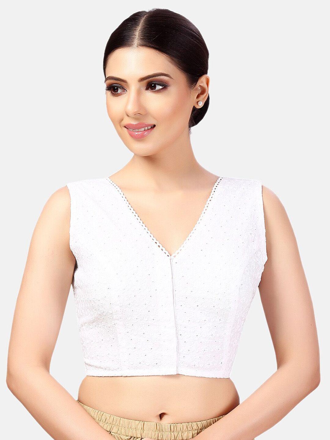 studio-shringaar-chikankari-embroidered-pure-cotton-saree-blouse