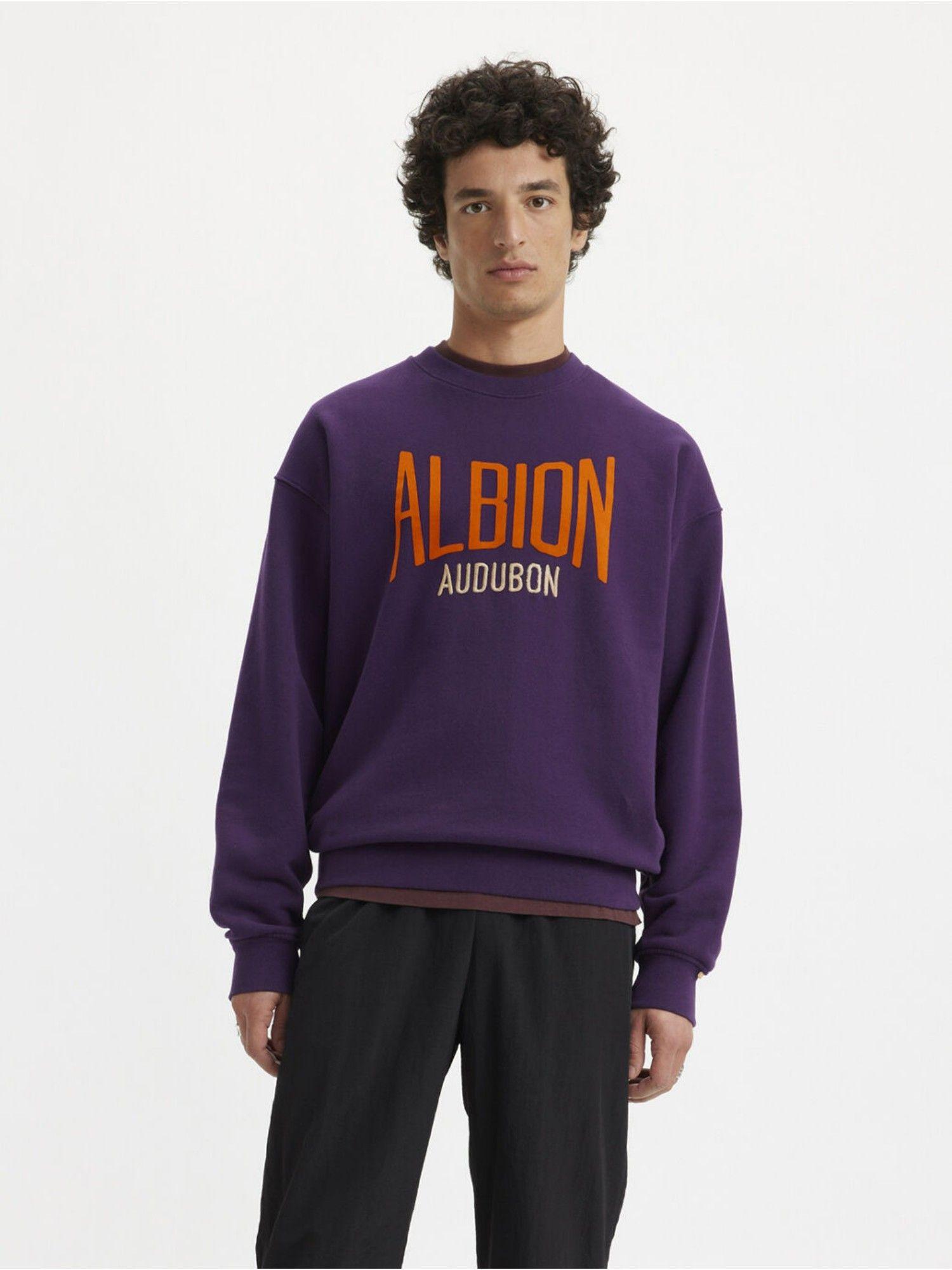 mens-typography-purple-crew-neck-sweatshirt
