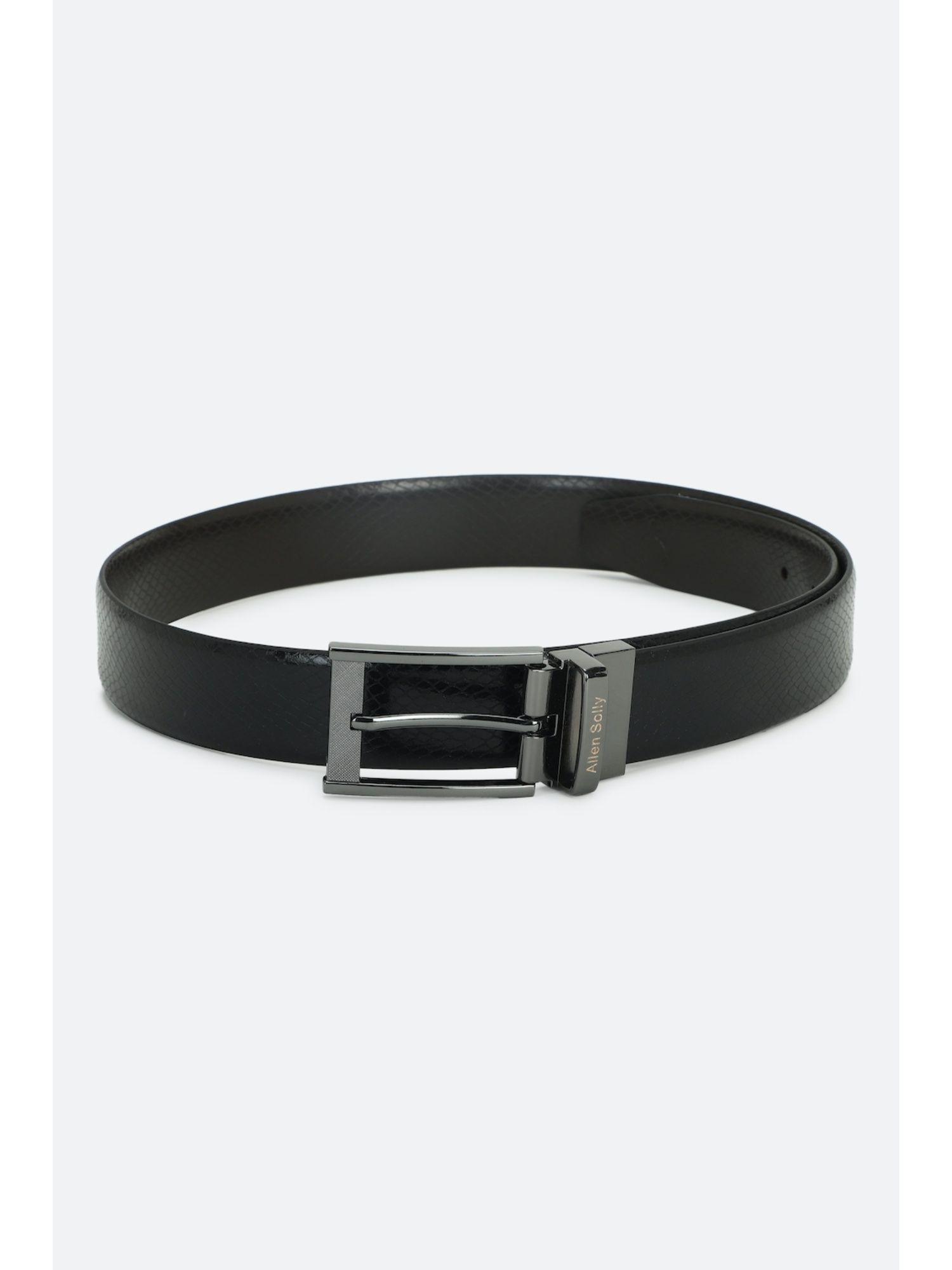 men-black-solid-casual-belt
