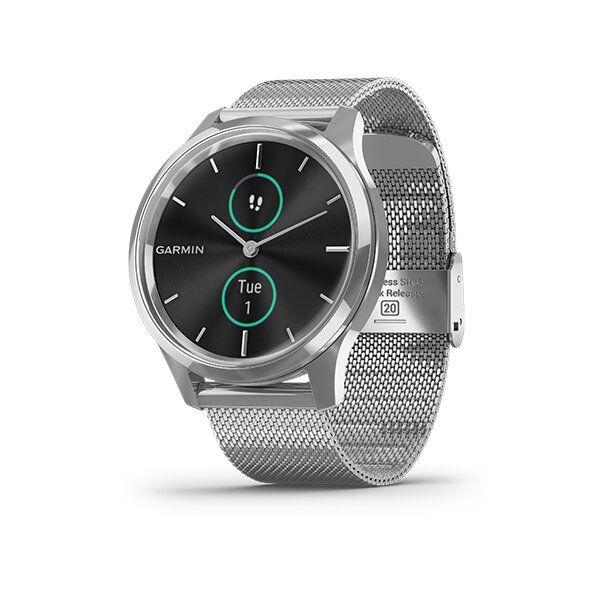 Vivomove Luxe-Silver-Milanese Smart Watch