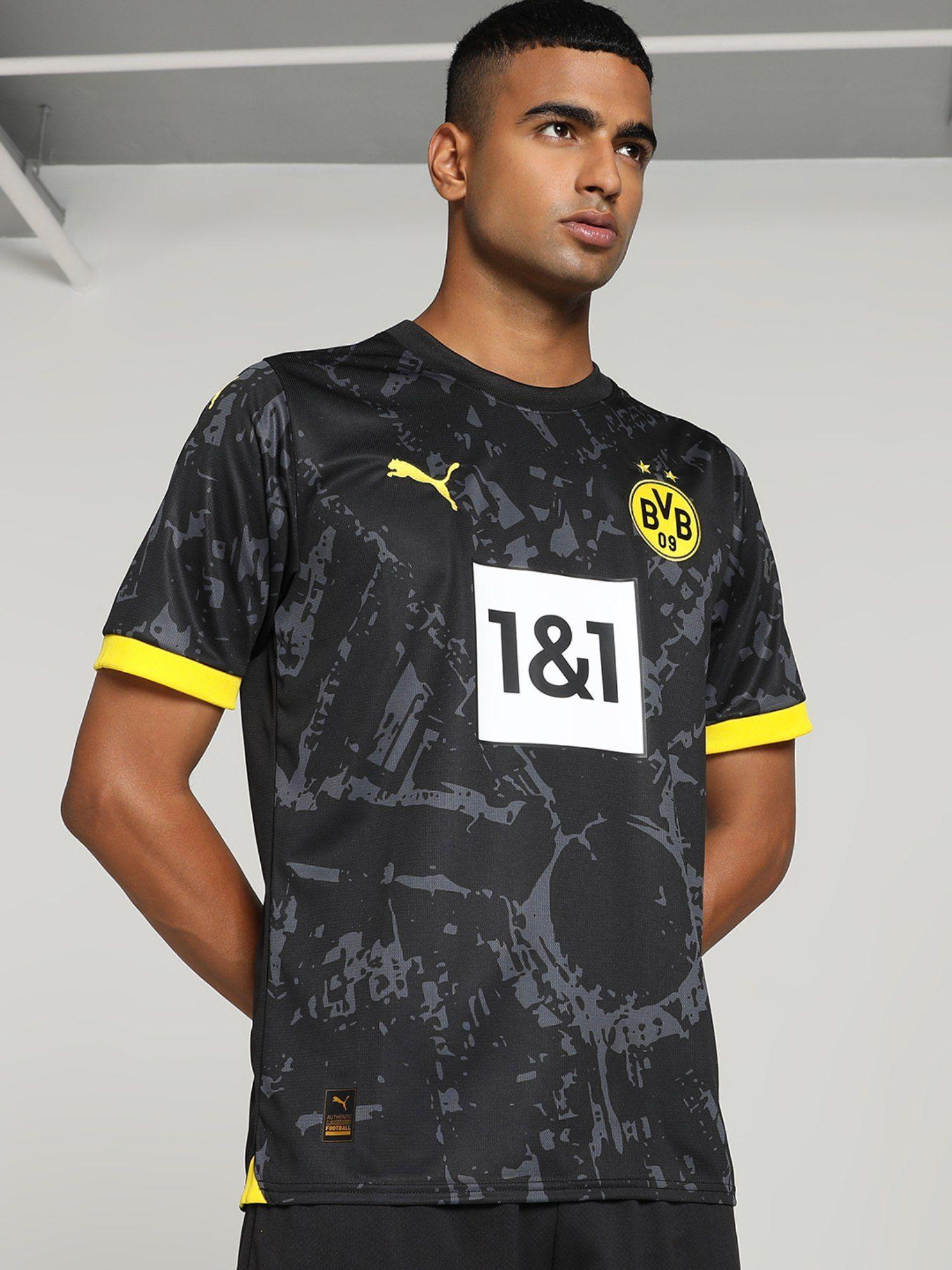 BVB Away Jersey Replica Men Black T-Shirt