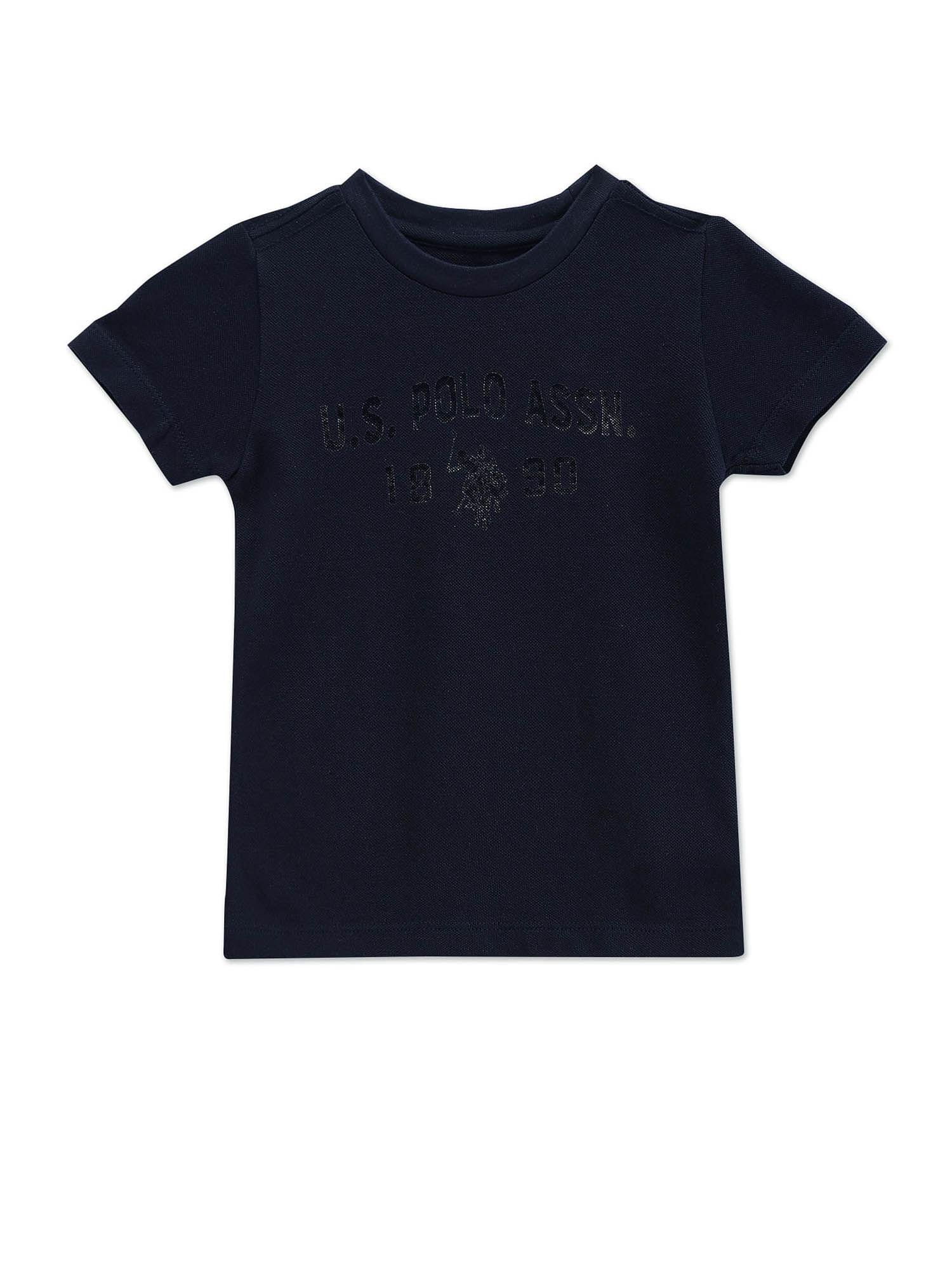 Brand Print Cotton T-Shirt
