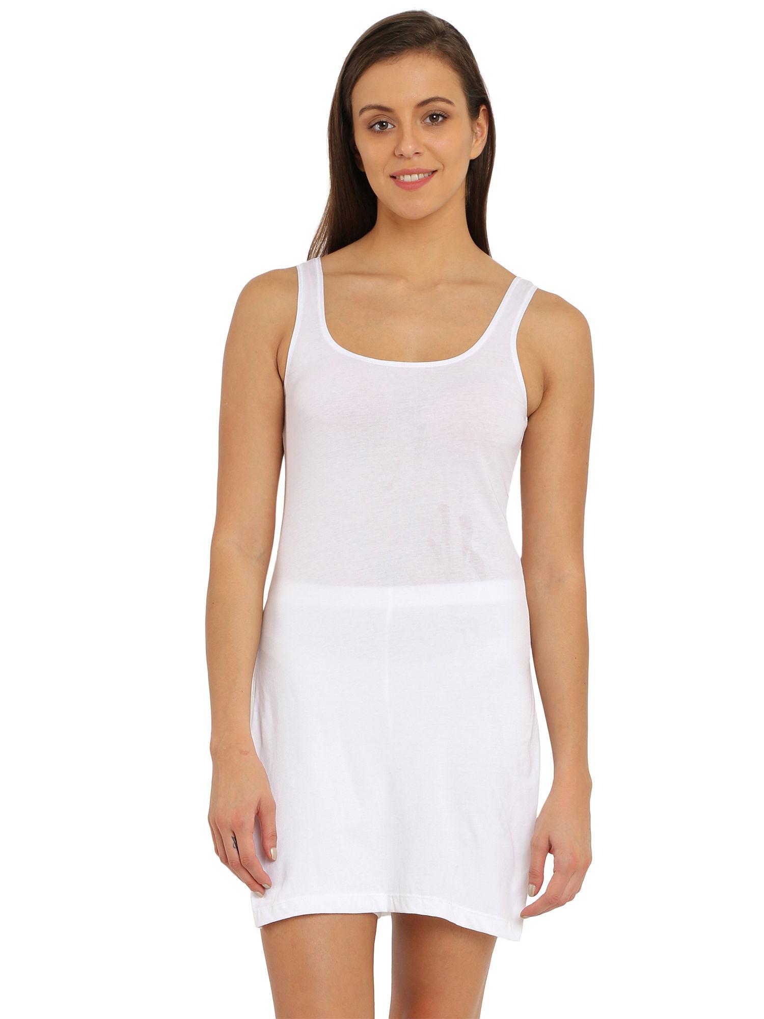 White Long Camisole - Style Number - 1488