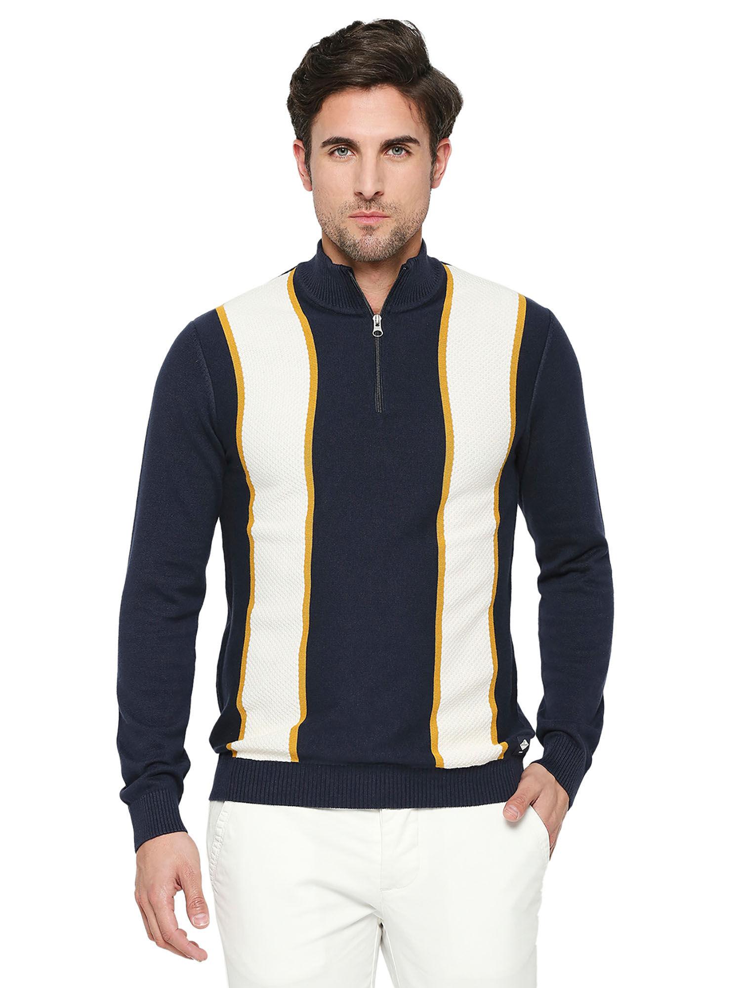 men-full-sleeves-navy-blue-colorblock-sweatshirt