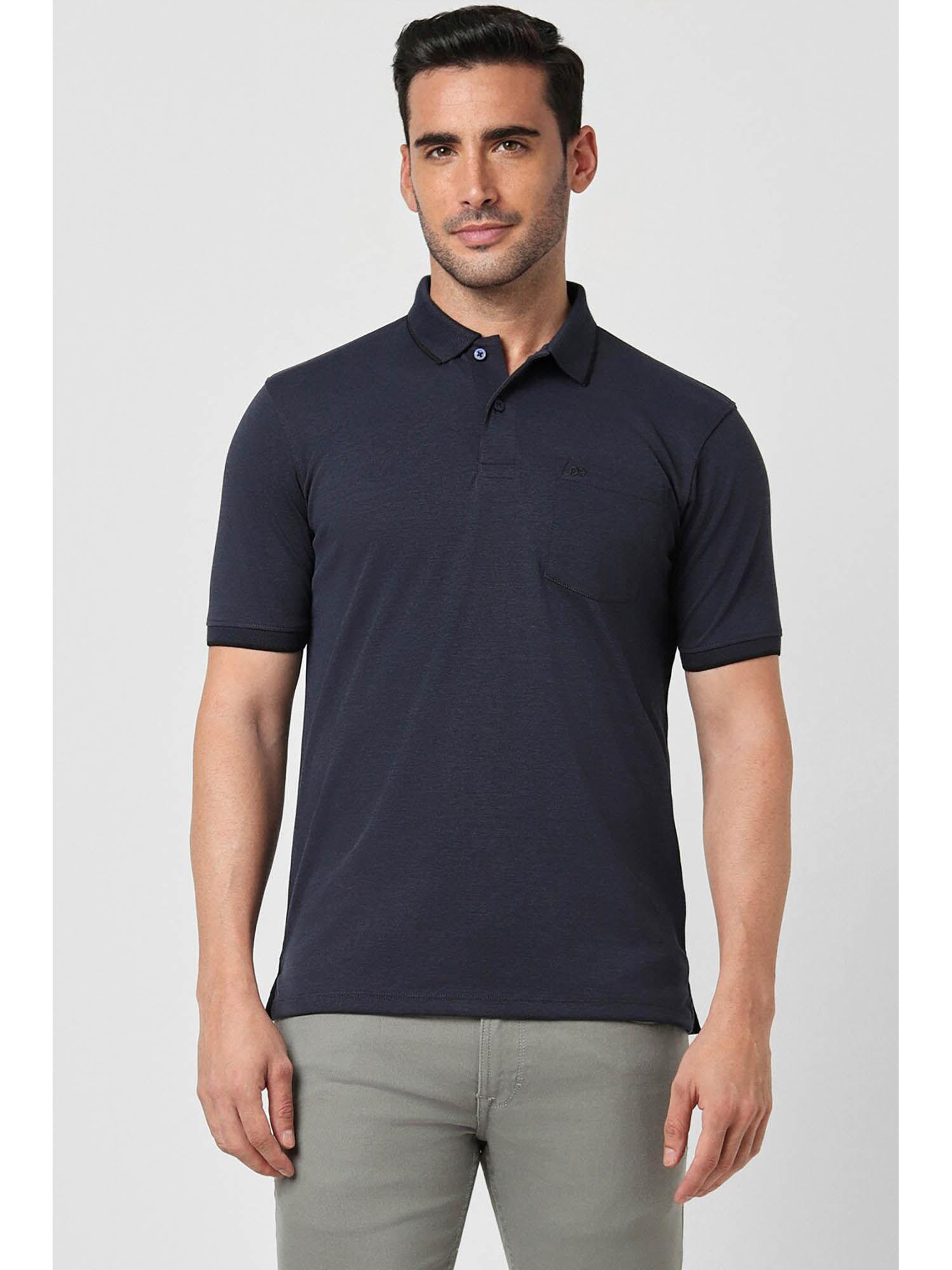 men-navy-blue-solid-collar-neck-polo-t-shirts