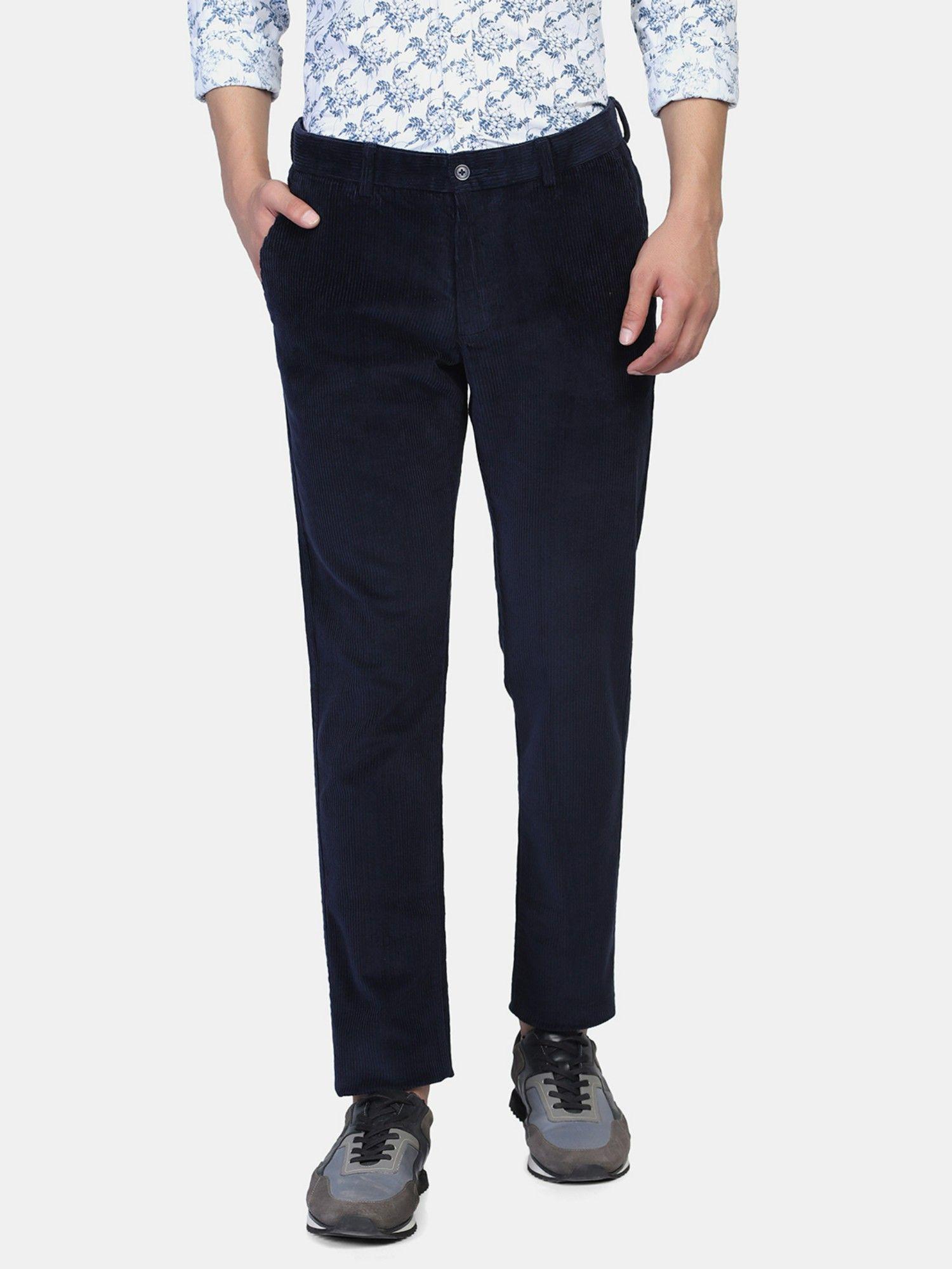 Rolf Casual Skinny Fit Trouser in Navy Blue