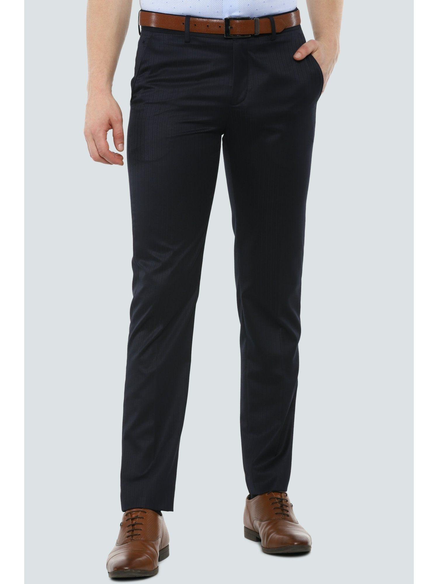 Stripes Navy Trousers