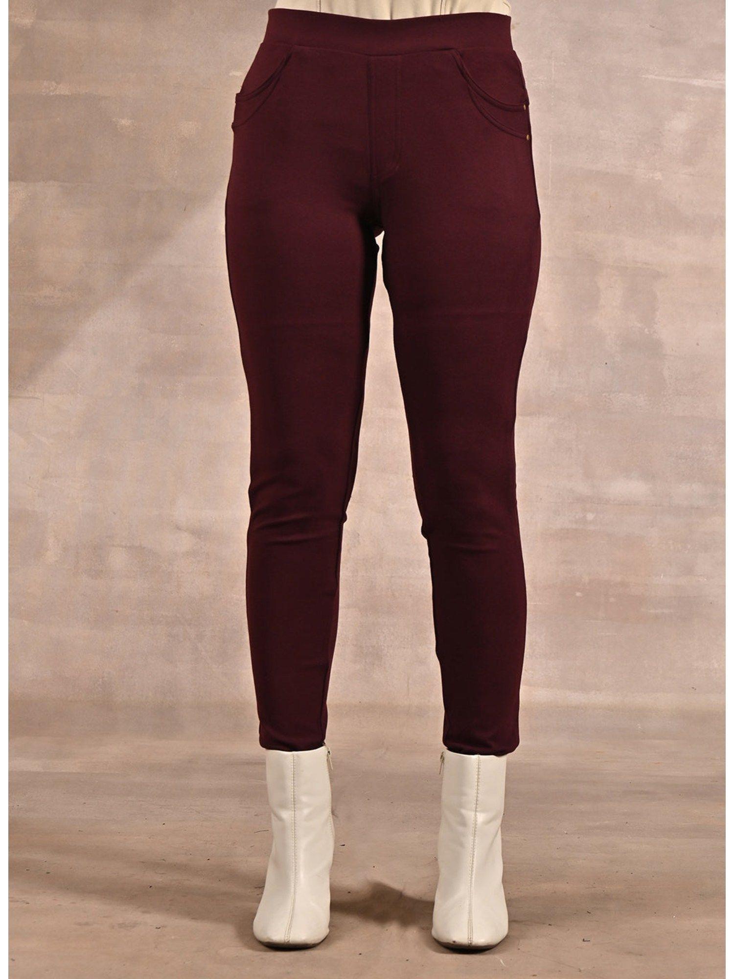 wine-solid-jeggings