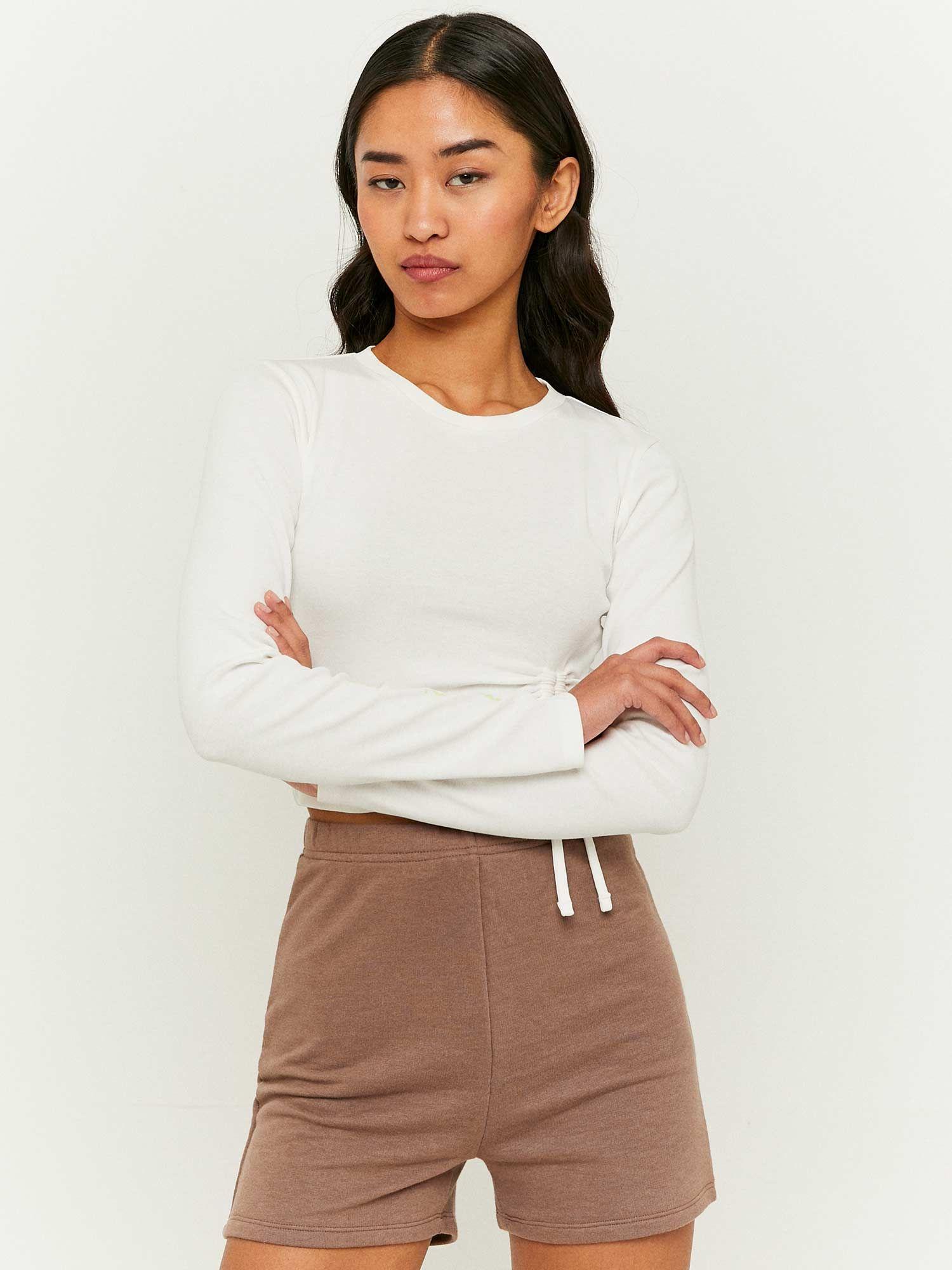 Knit Shorts In Deep Taupe