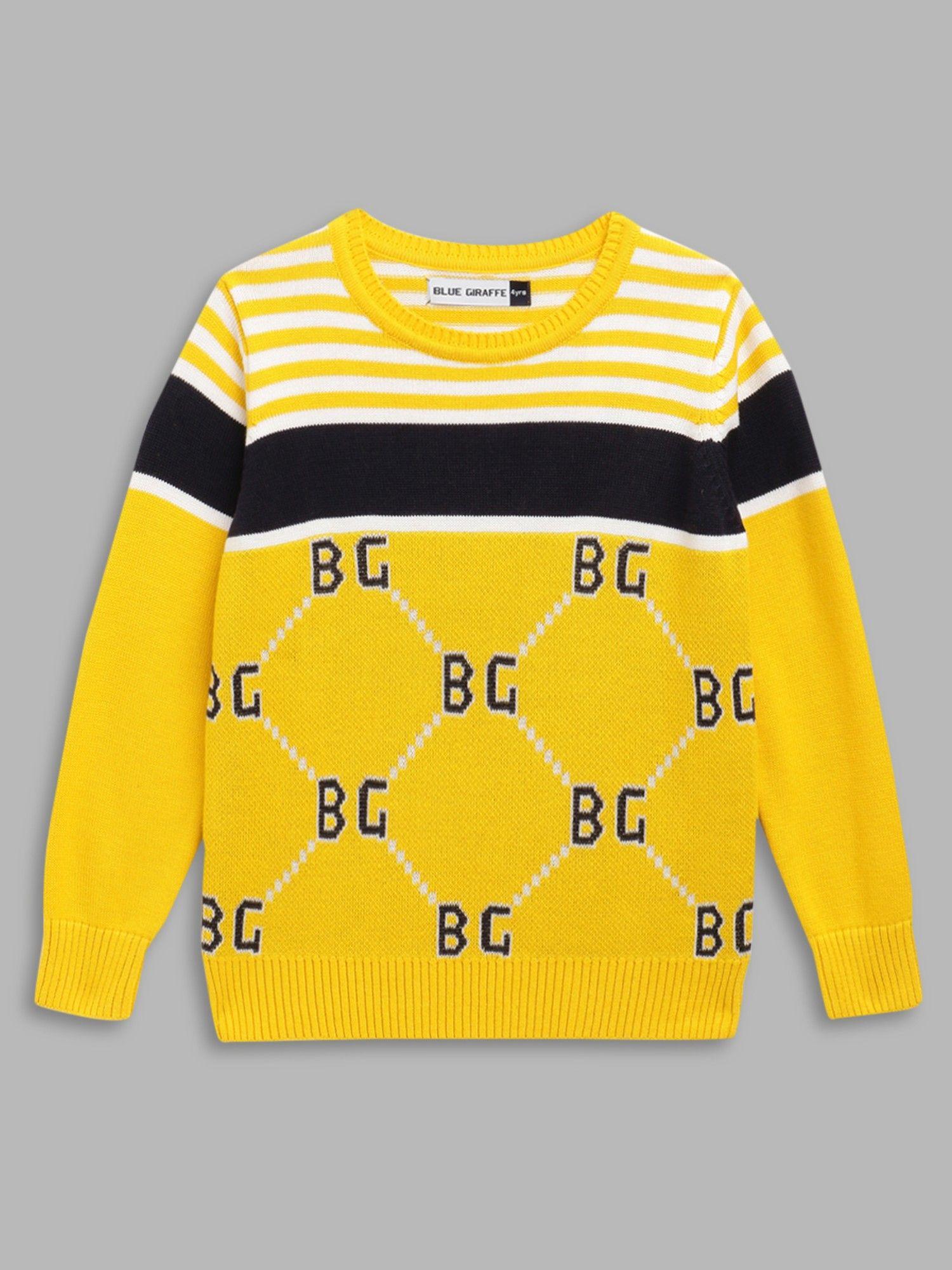 Yellow Boys Sweater