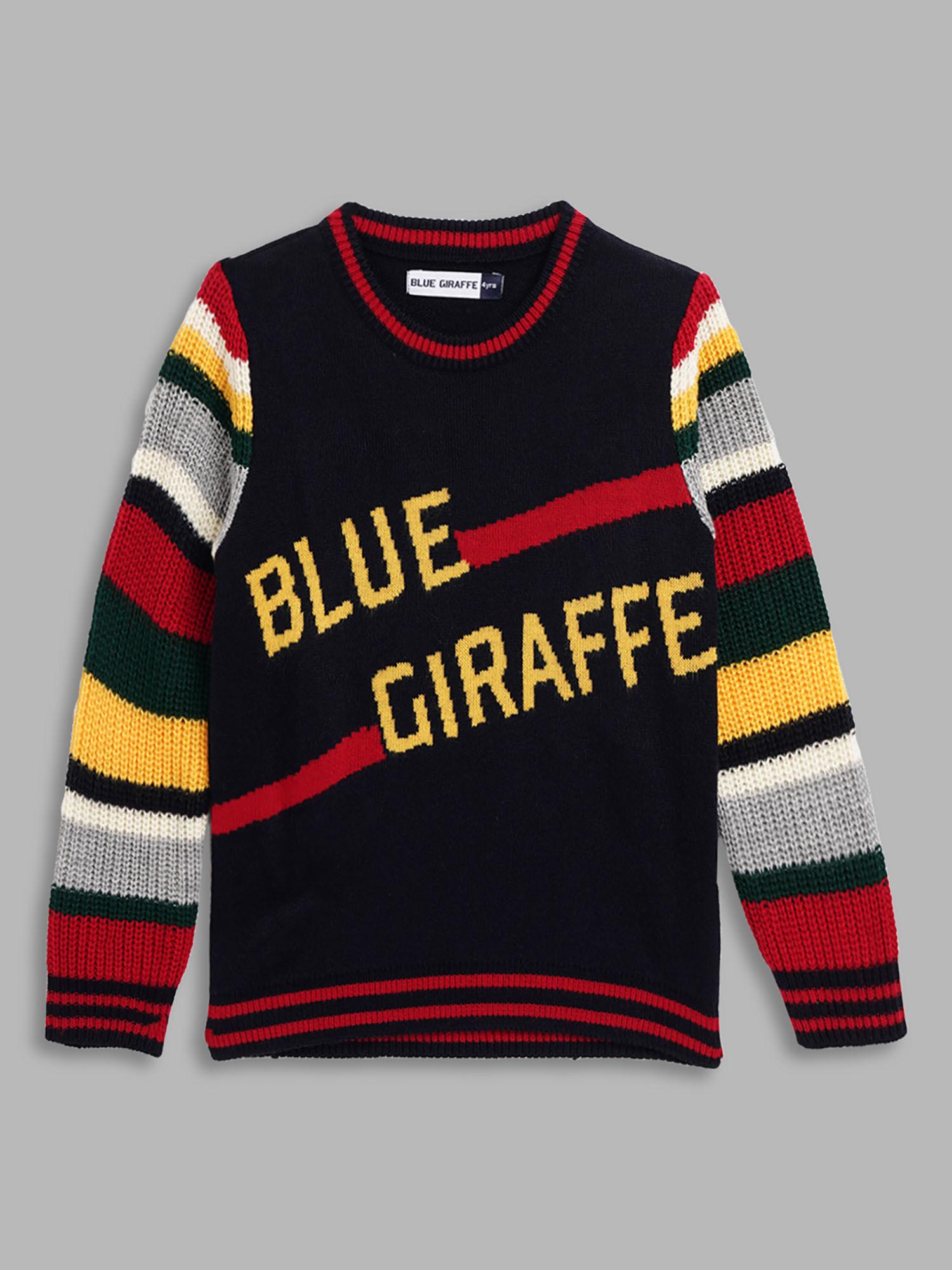 Colorblock Boys Multi-color Sweater