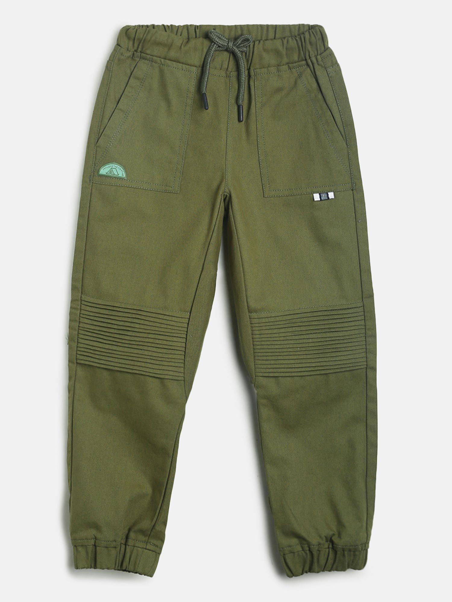 Olive Joggers For Boys