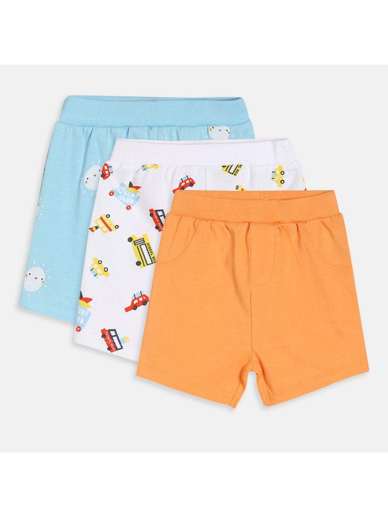 Baby Boys Multi Shorts (Set of 3)