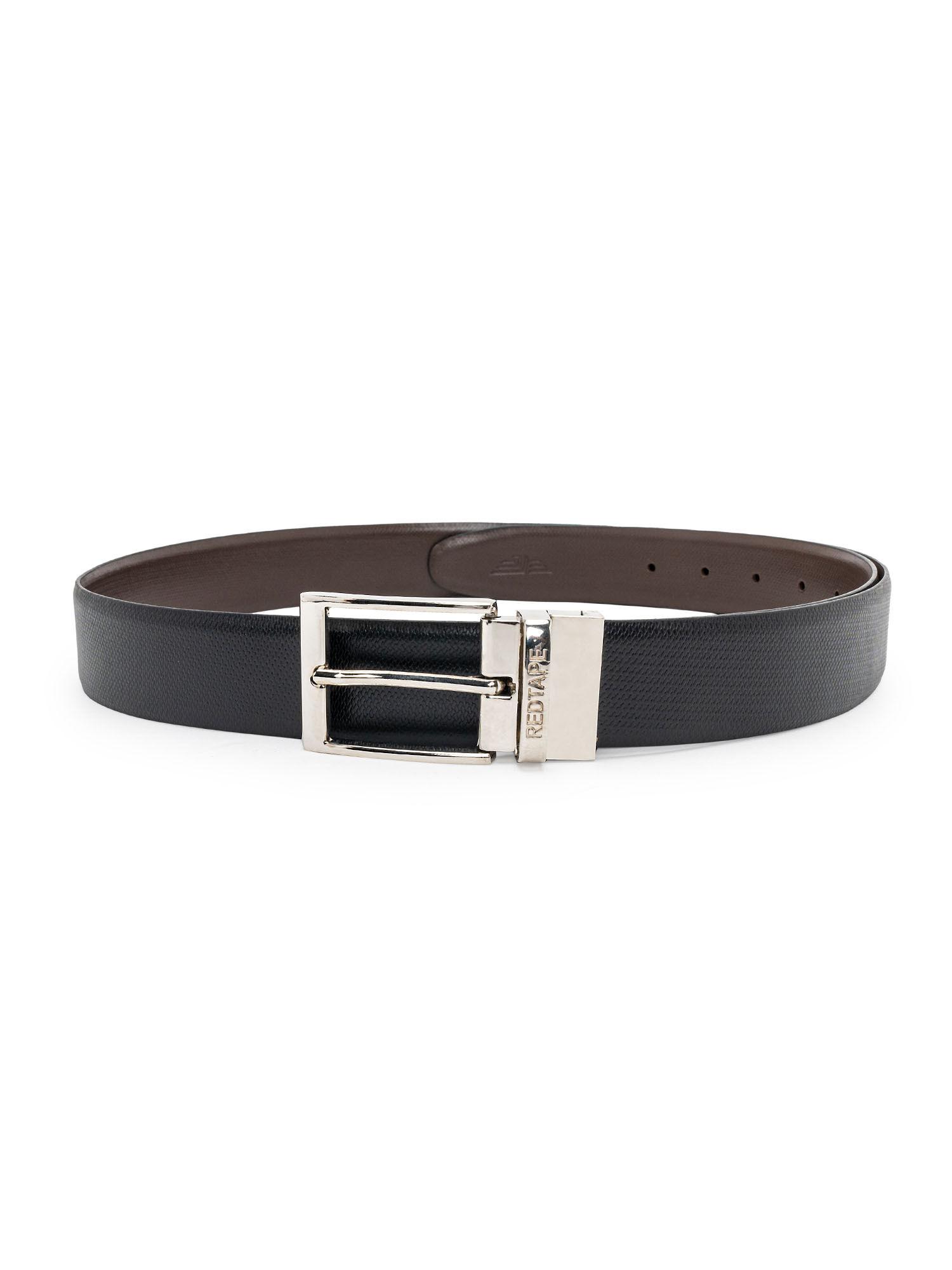 mens-black-brown-split-leather-belt