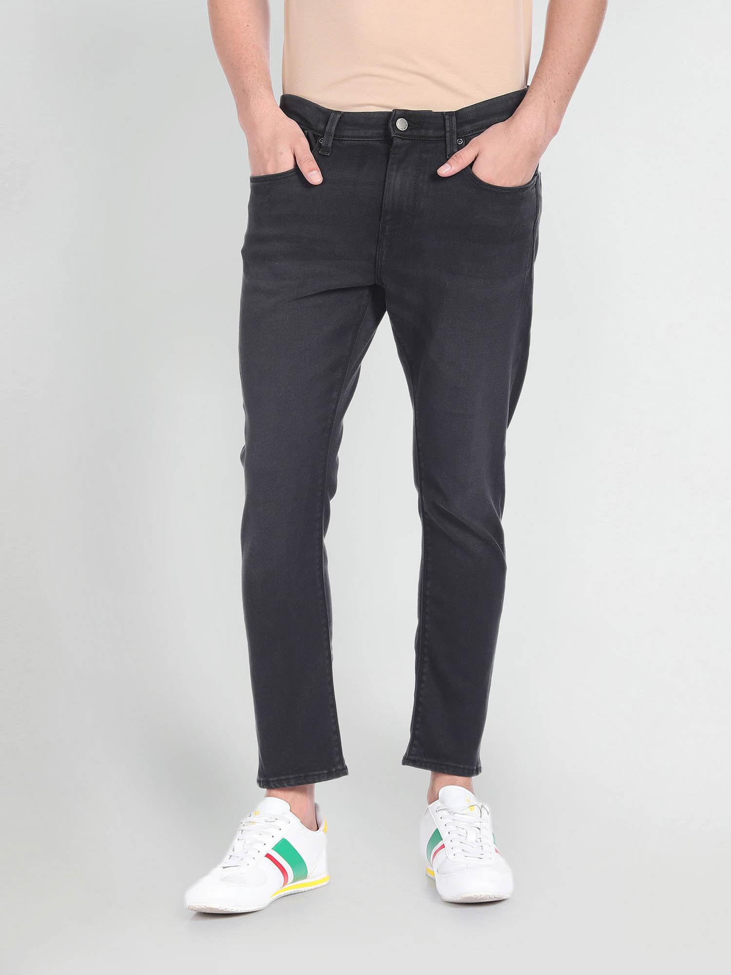 Henry Cropped Black Jeans