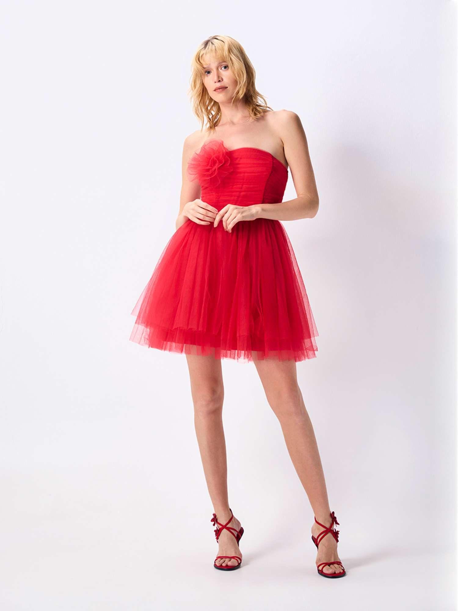 red-tulle-skater-dress