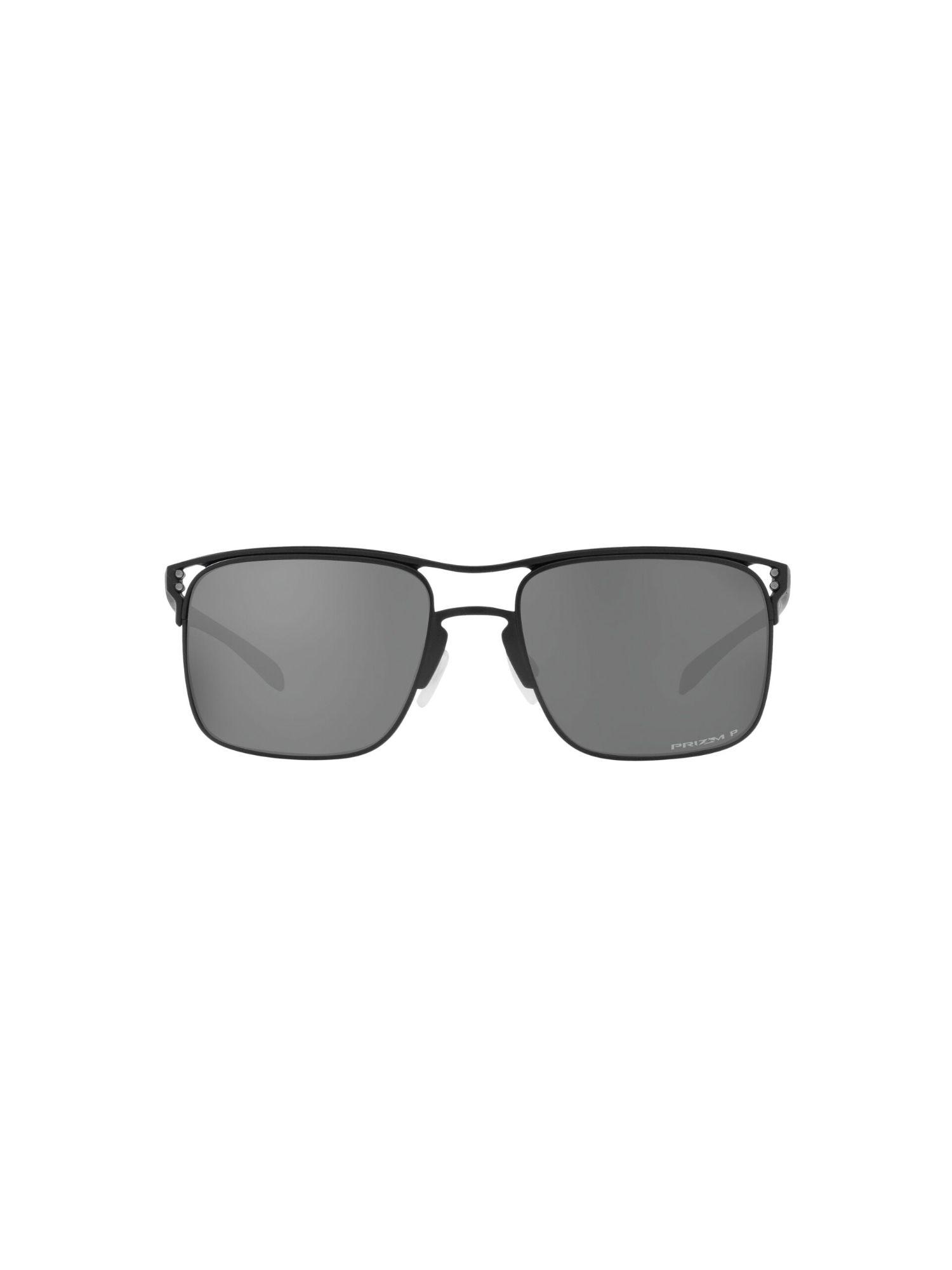 Polarised Grey Square Men Sunglasses (57)