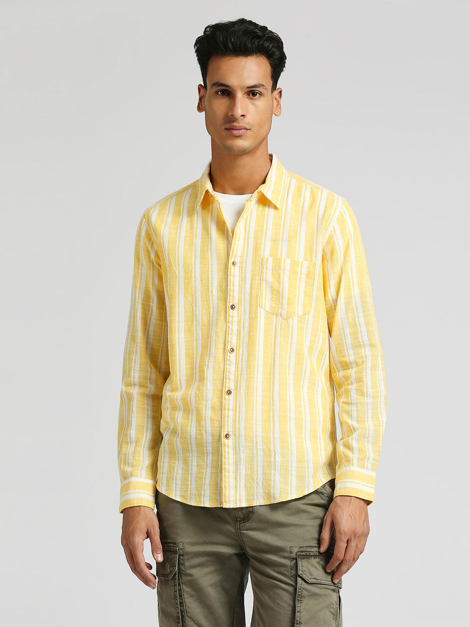 arnaud-yarn-dyed-cotton-slub-stripes-shirt