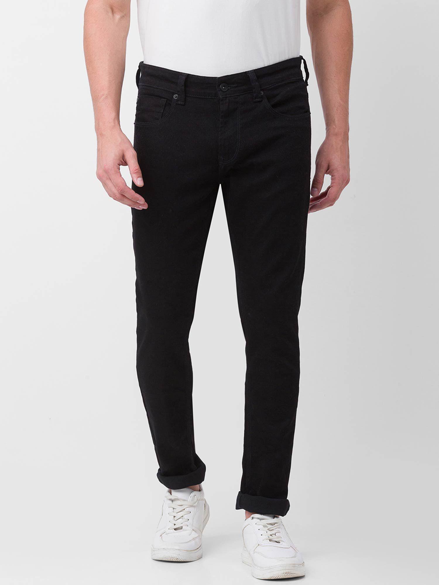 black-cotton-super-slim-fit-tapered-length-jeans-for-men-(super-skinny)