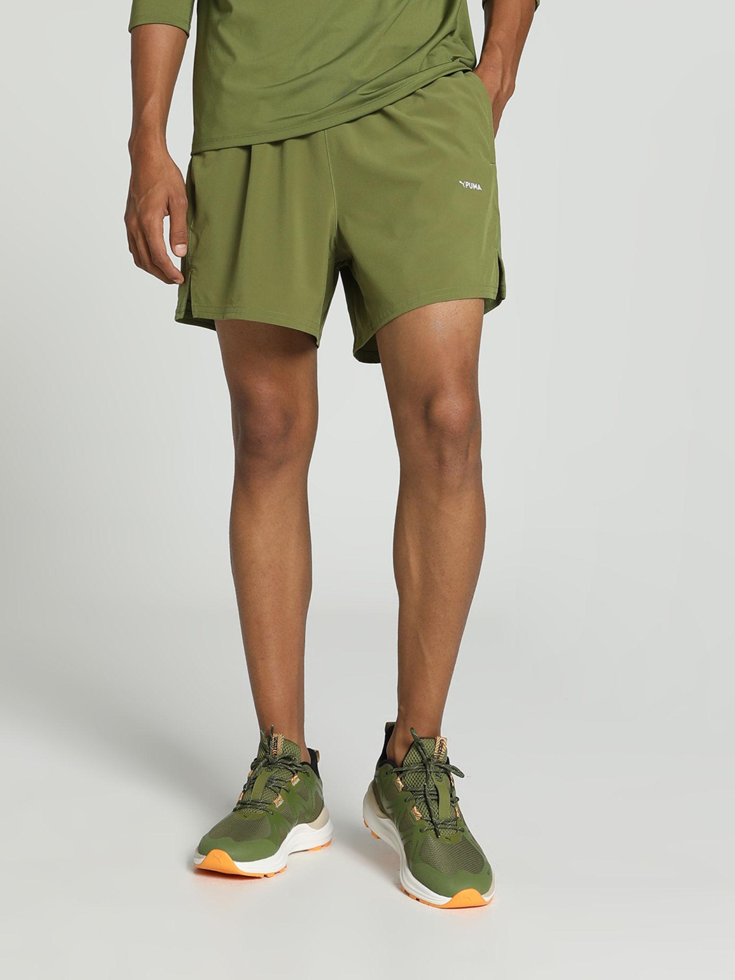 5Ultrabreathe Stretch Mens Olive Green Shorts