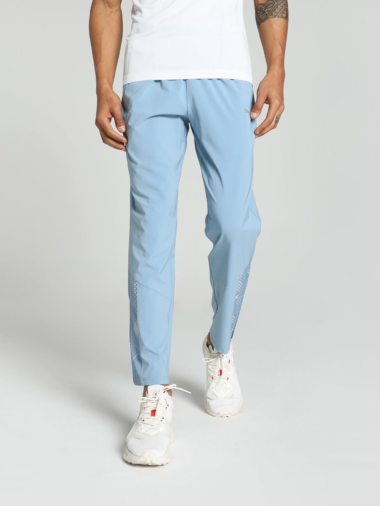X ONE8 Woven Mens Blue Trackpant