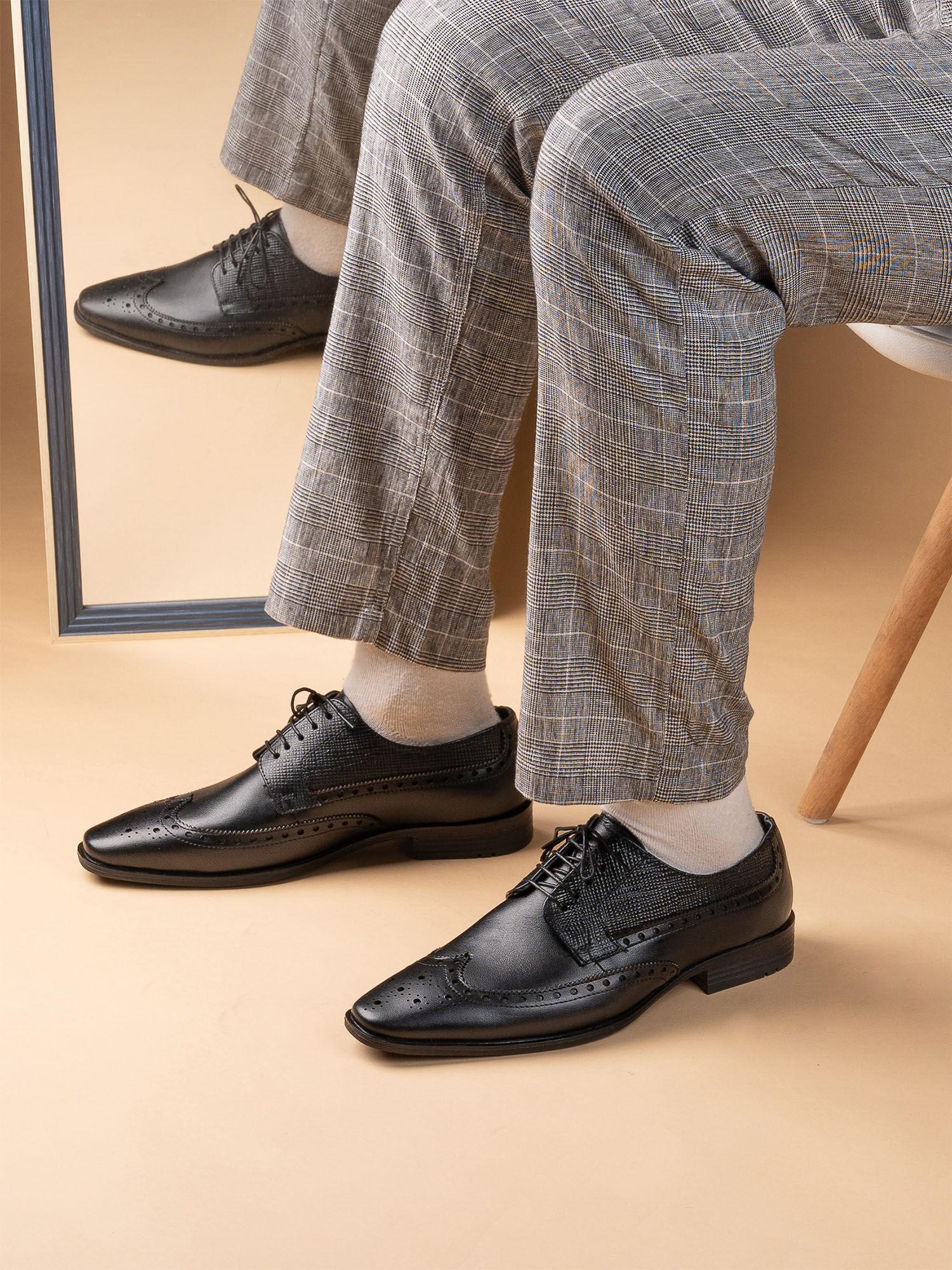 genuine-leather-black-brogue-shoes