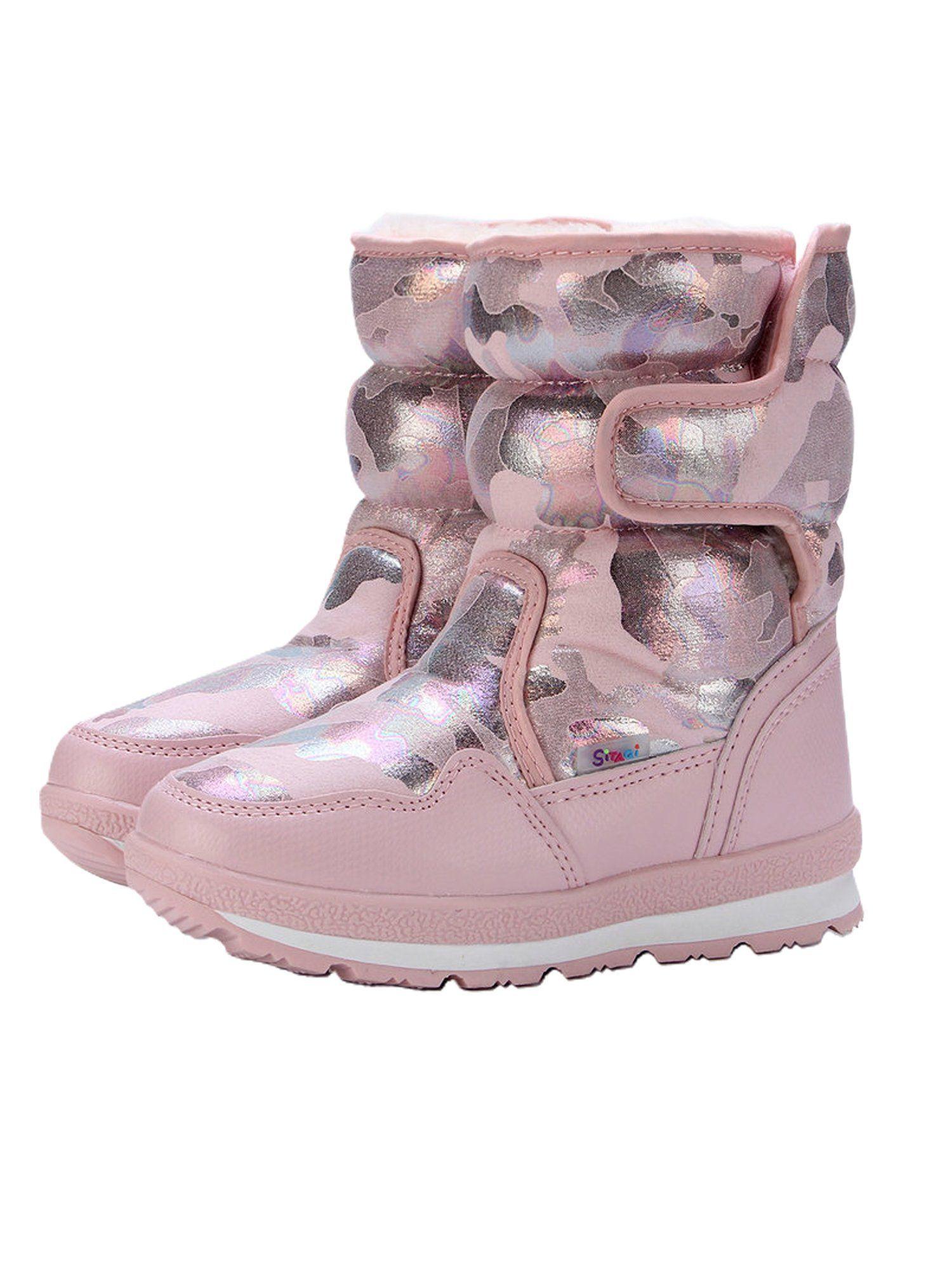 Pink Glam Kids Winter Snowboots
