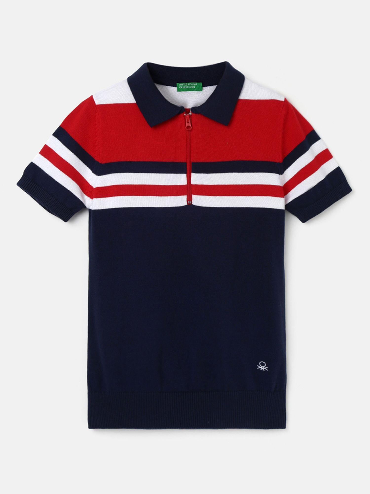 boys-regular-fit-polo-collar-striped-sweaters