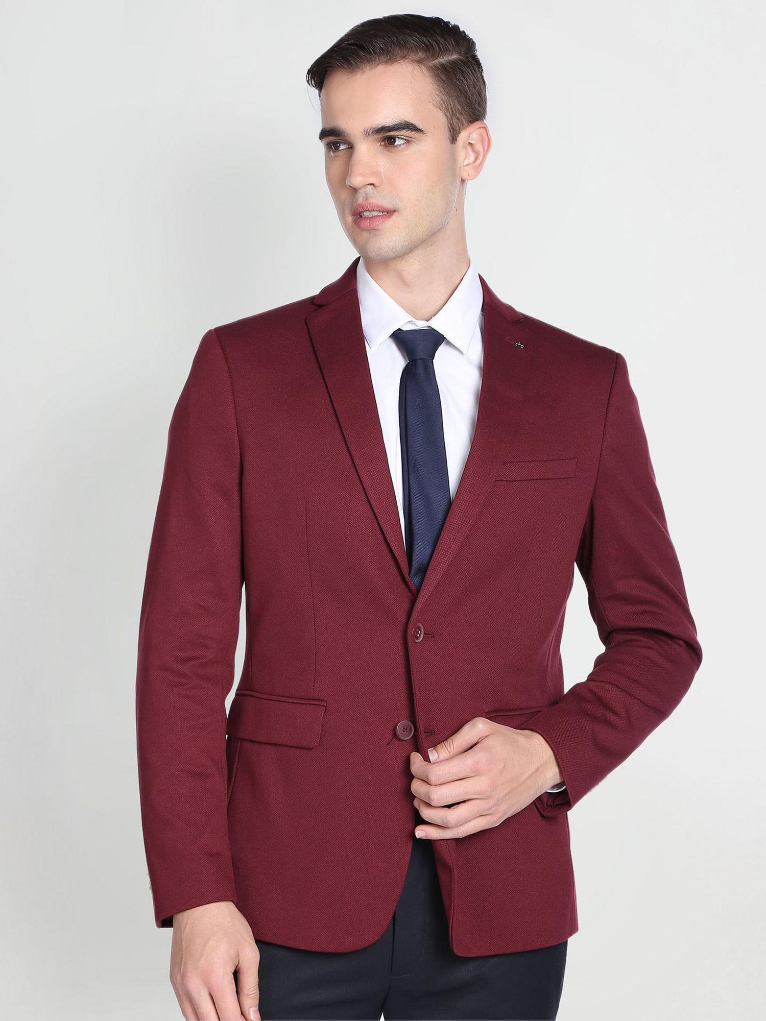 patterned-dobby-notch-lapel-blazer