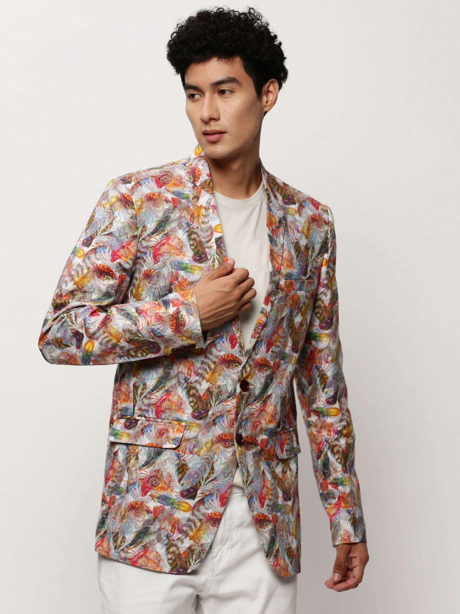 men-notched-lapel-printed-multi-color-single-breasted-blazer