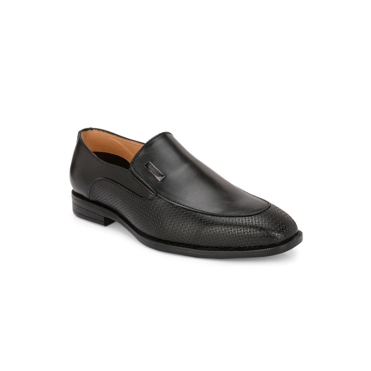 Latest Slipon Party-Daily Wear With Tpr Sole Formal Shoes- Black